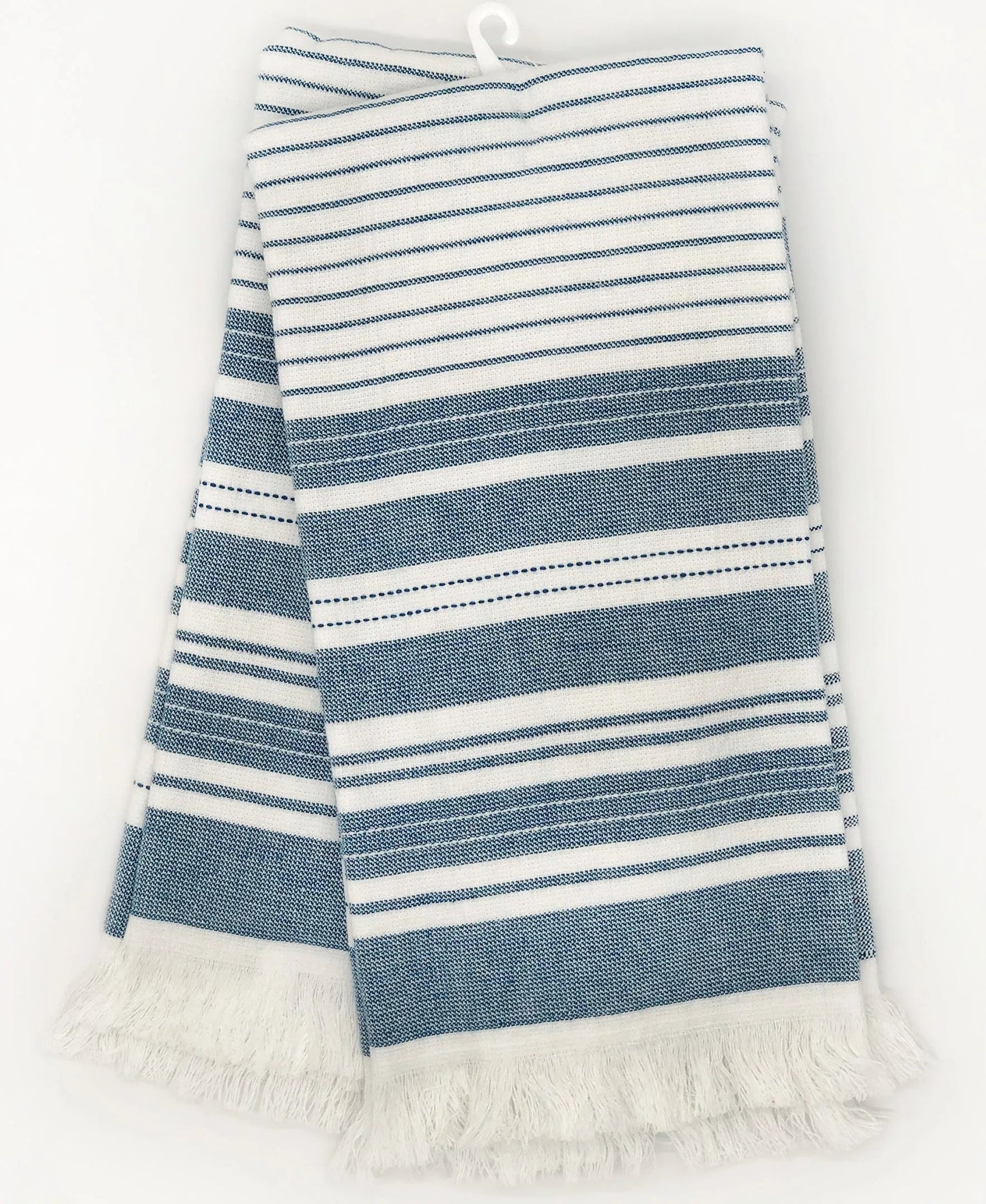 2 Pack Blue Stripe Yarn-dyed Kitchen Towel, 20" X 28" home decor - Mod Lifestyles