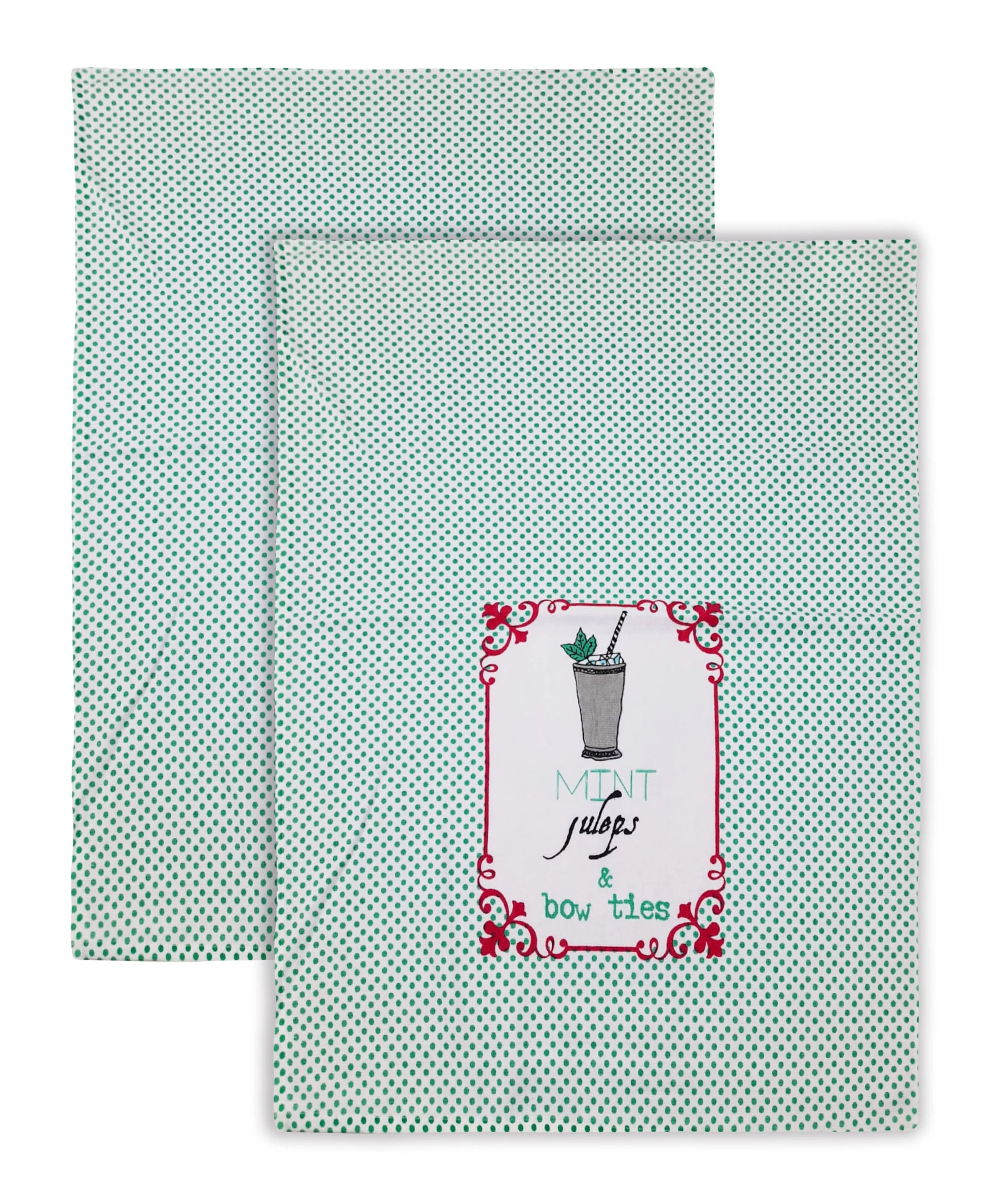 2 Pack Mint Juleps Kitchen Towel, 20" x 28" home decor - Mod Lifestyles