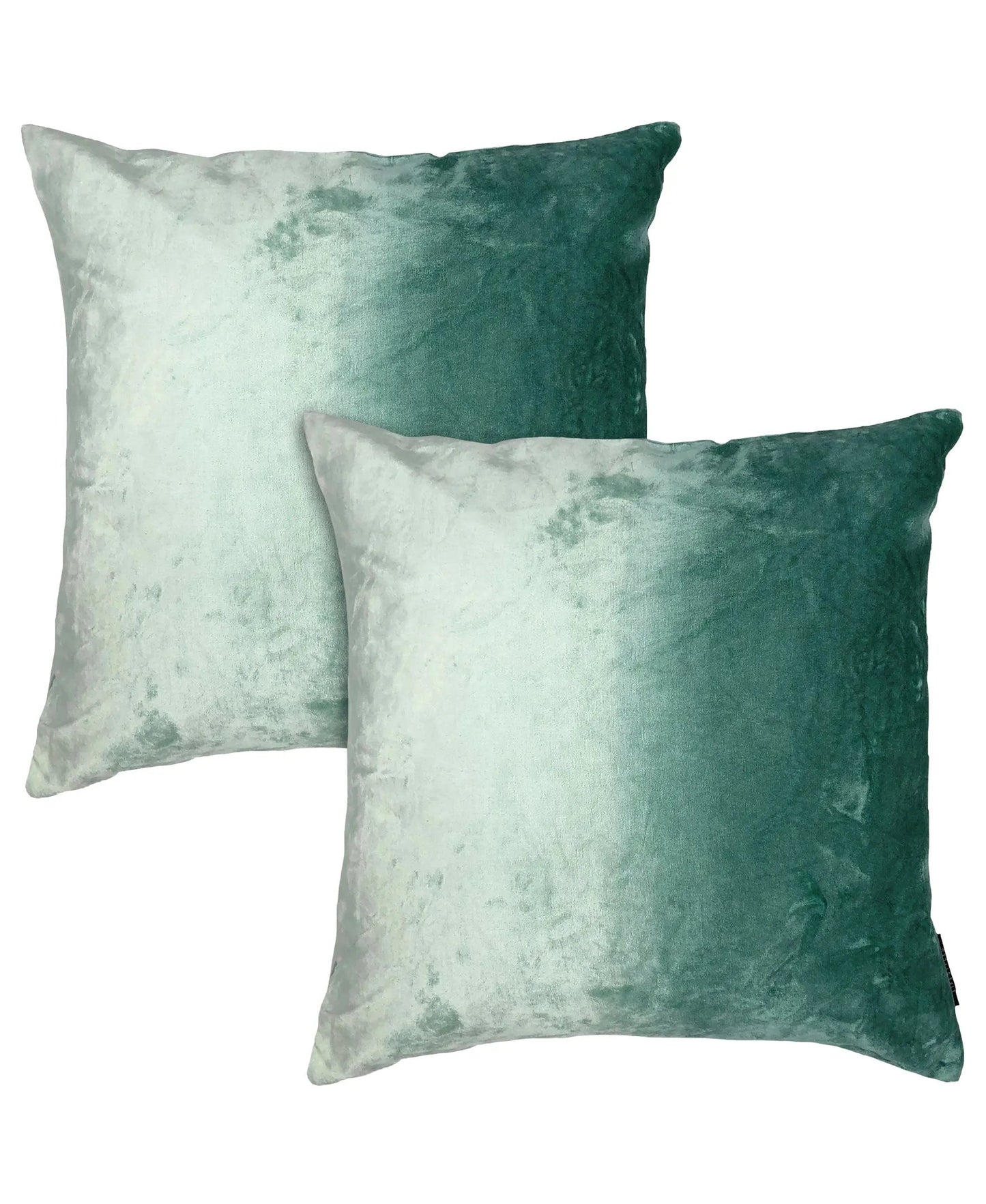 2-Pack Ombre Rayon Velvet Decorative Pillow, 18" X 18" home decor - Mod Lifestyles