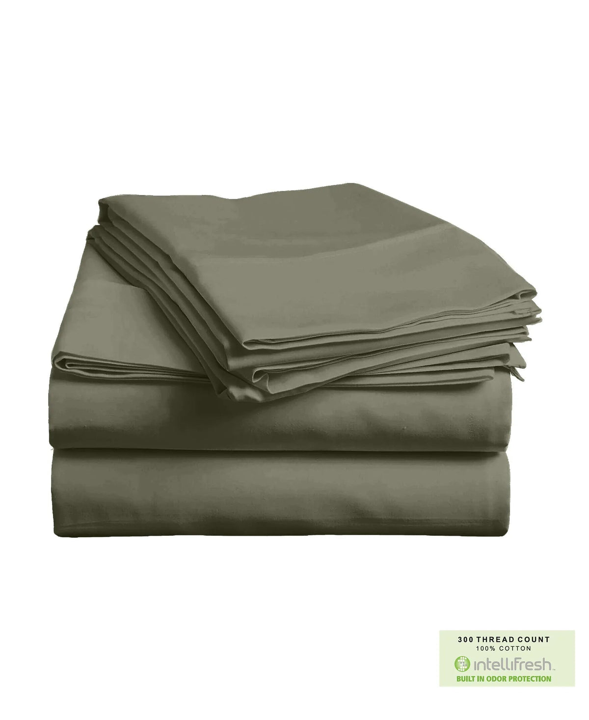 300 Threadcount Cotton Bedsheet Set with Intellifresh Odor-control Finish, Full Size home decor - Mod Lifestyles
