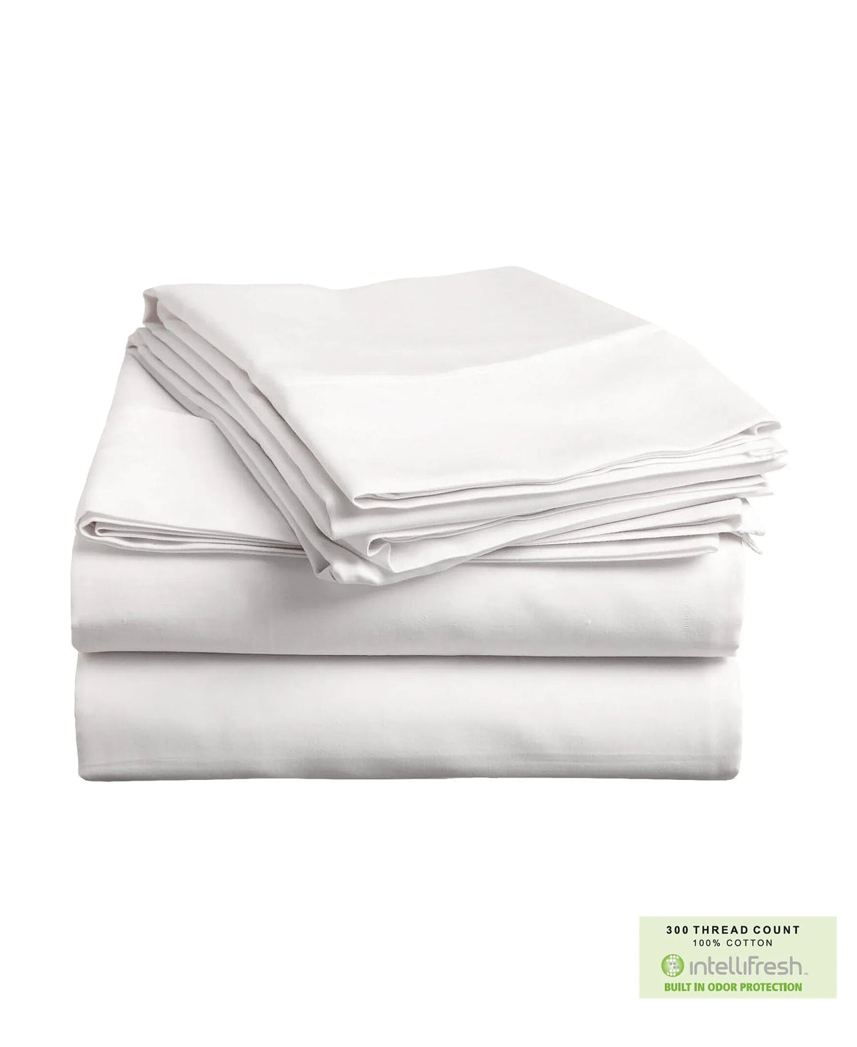 300 Threadcount Cotton Bedsheet Set with Intellifresh Odor-control Finish, Full Size home decor - Mod Lifestyles