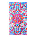 40" x 72" Andalucia Tiles Printed Cotton Velour Beach Towel home decor - Mod Lifestyles