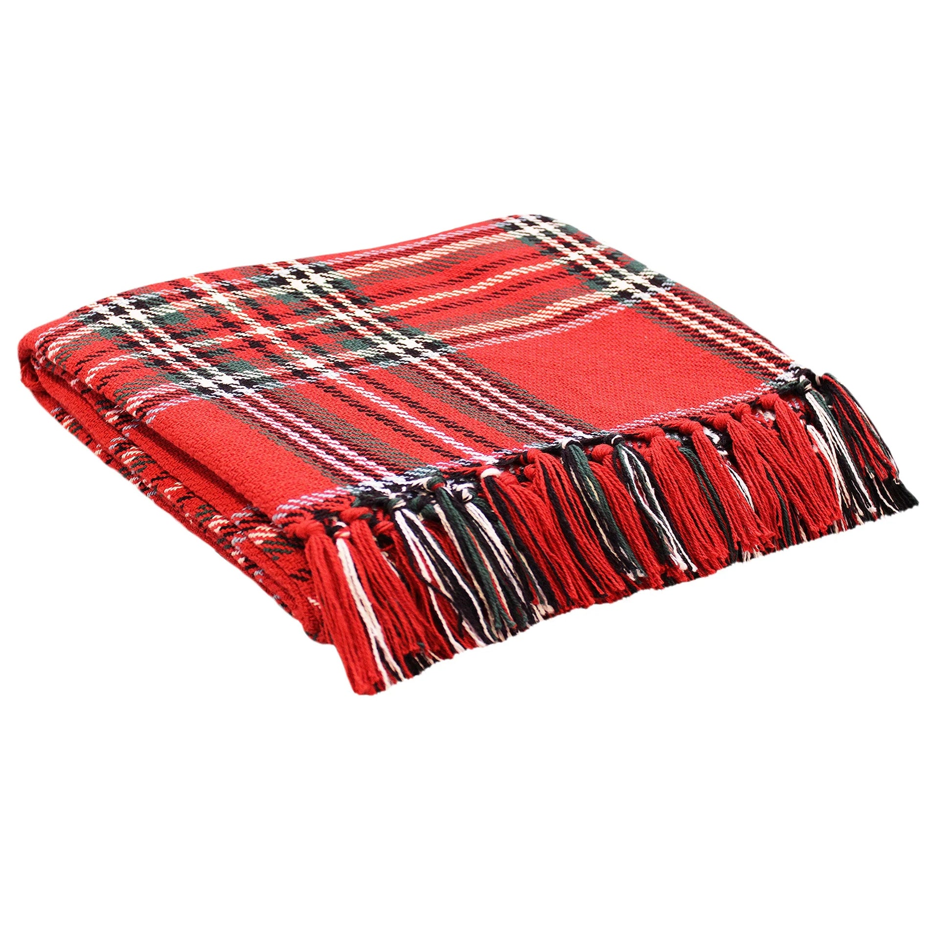 50"x60" Scotch Plaid Cotton Throw home decor - Mod Lifestyles