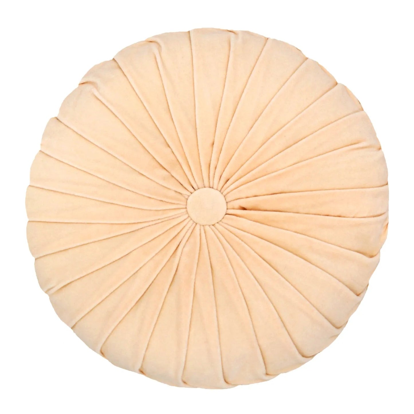 Round Cross Overlapped Velvet Cushion, 16" Diameter home decor - Mod Lifestyles