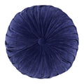 Round Cross Overlapped Velvet Cushion, 16" Diameter home decor - Mod Lifestyles