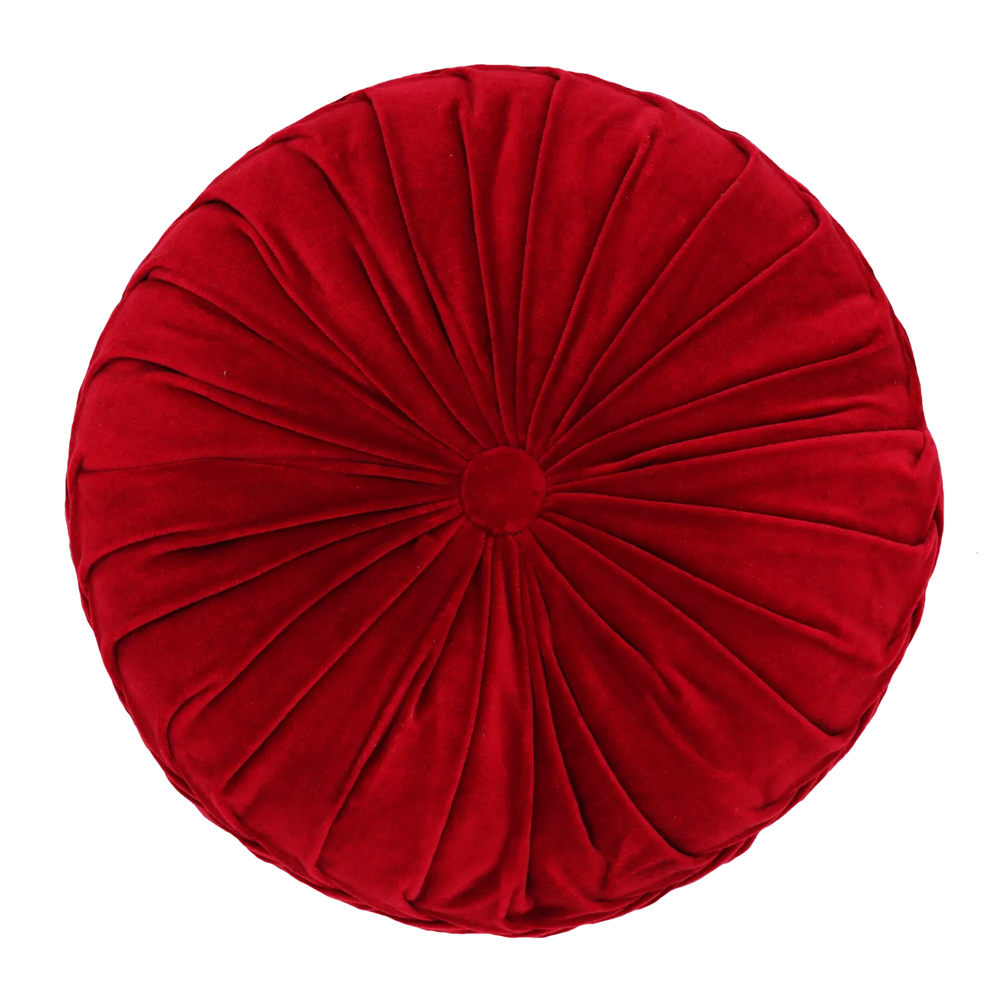 Round Cross Overlapped Velvet Cushion, 16" Diameter home decor - Mod Lifestyles