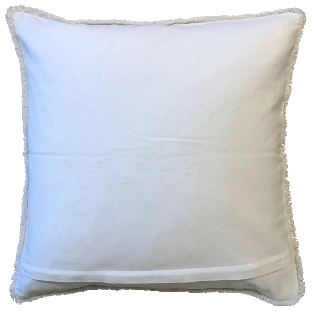 Coral Beads Embroidery Pillow, 18''x18'' home decor - Mod Lifestyles