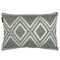 Diamond Beads Embroidery Pillow with Fringe, 14''x20'' home decor - Mod Lifestyles