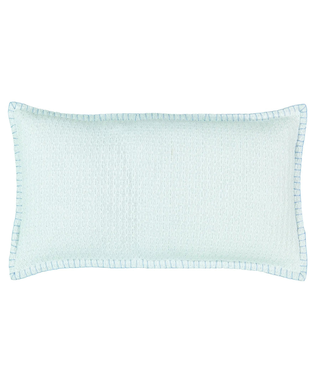 Diamond Textured Whipstitch Edges Decorative Lumbar Pillow, 14" X 26" home decor - Mod Lifestyles
