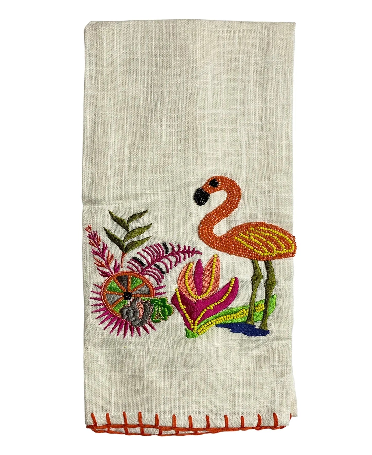 Flamingo Kitchen Towel, 20" X 28" home decor - Mod Lifestyles