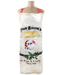 Free-size Natural  Tie-back Adjustable Apron, Merry Christmas Print