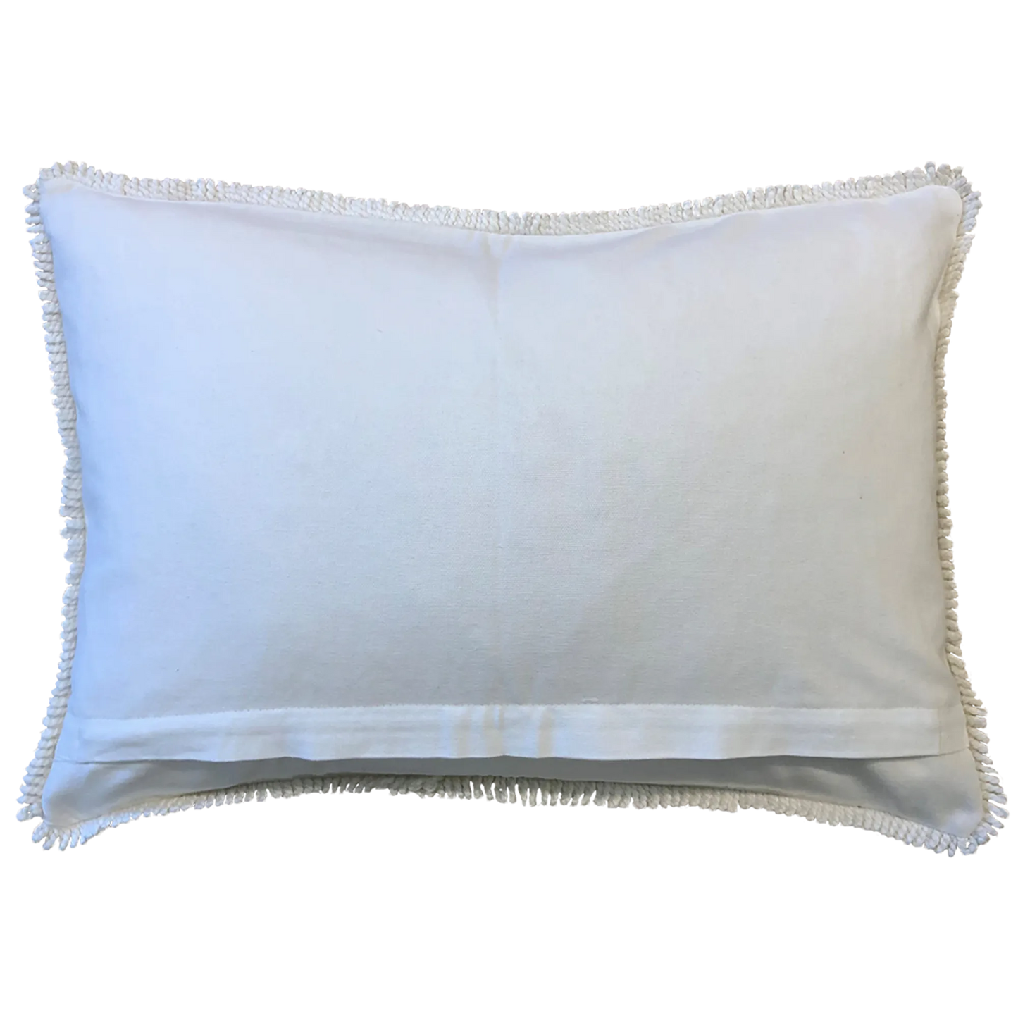 Goldfish Beads Embroidery Pillow with Fringe, 14''x20'' home decor - Mod Lifestyles