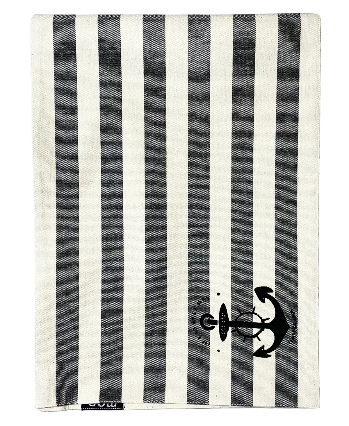Nautical Stripe Stamped Table Runner, 13" X 72" home decor - Mod Lifestyles