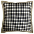 Plaid Yarn-Dye Pillow with Flange Edge, 20" X 20" home decor - Mod Lifestyles