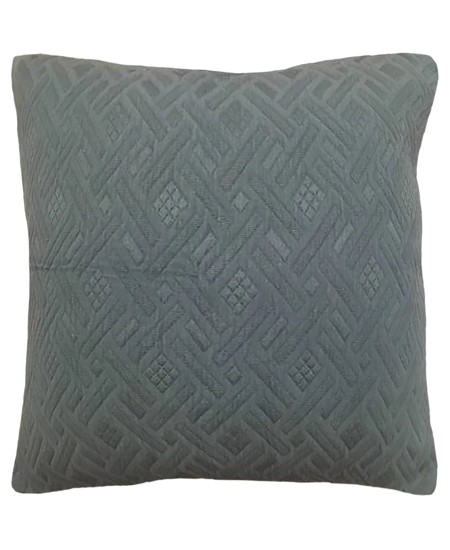 Quilted Diamond Textured Decorative Pillow, 20" X 20" home decor - Mod Lifestyles