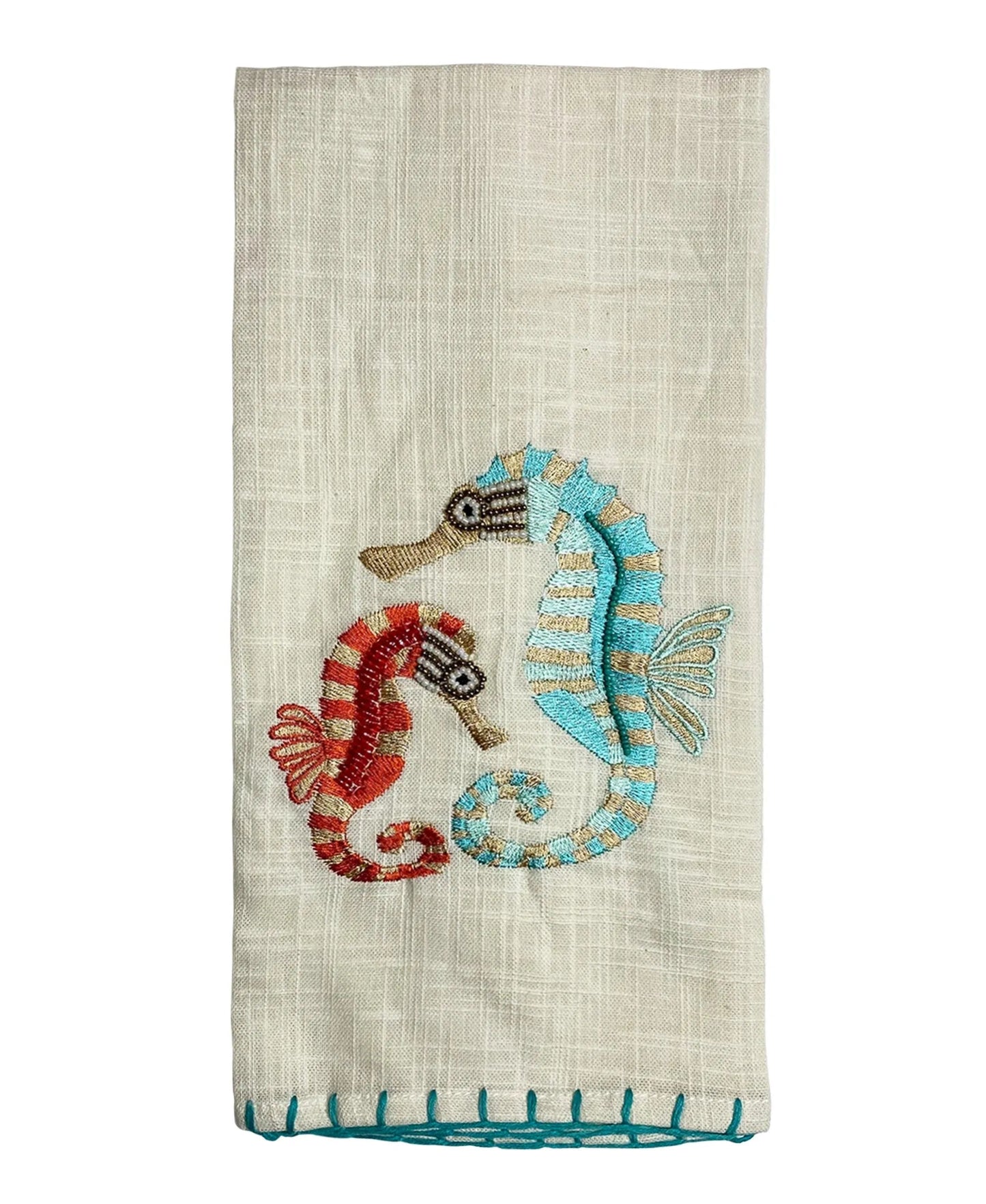 Seahorses Kitchen Towel, 20" X 28" home decor - Mod Lifestyles